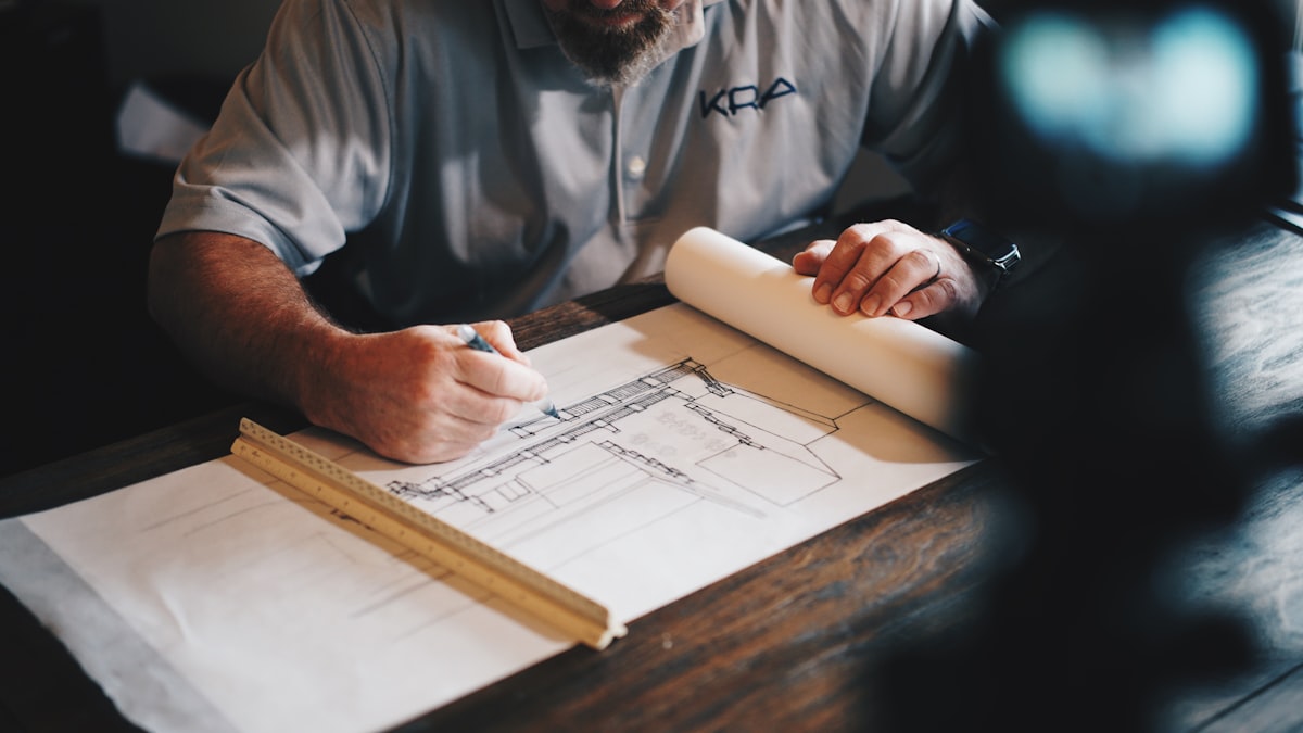 Drywall contractor finishing a wall in Toledo, Ohio